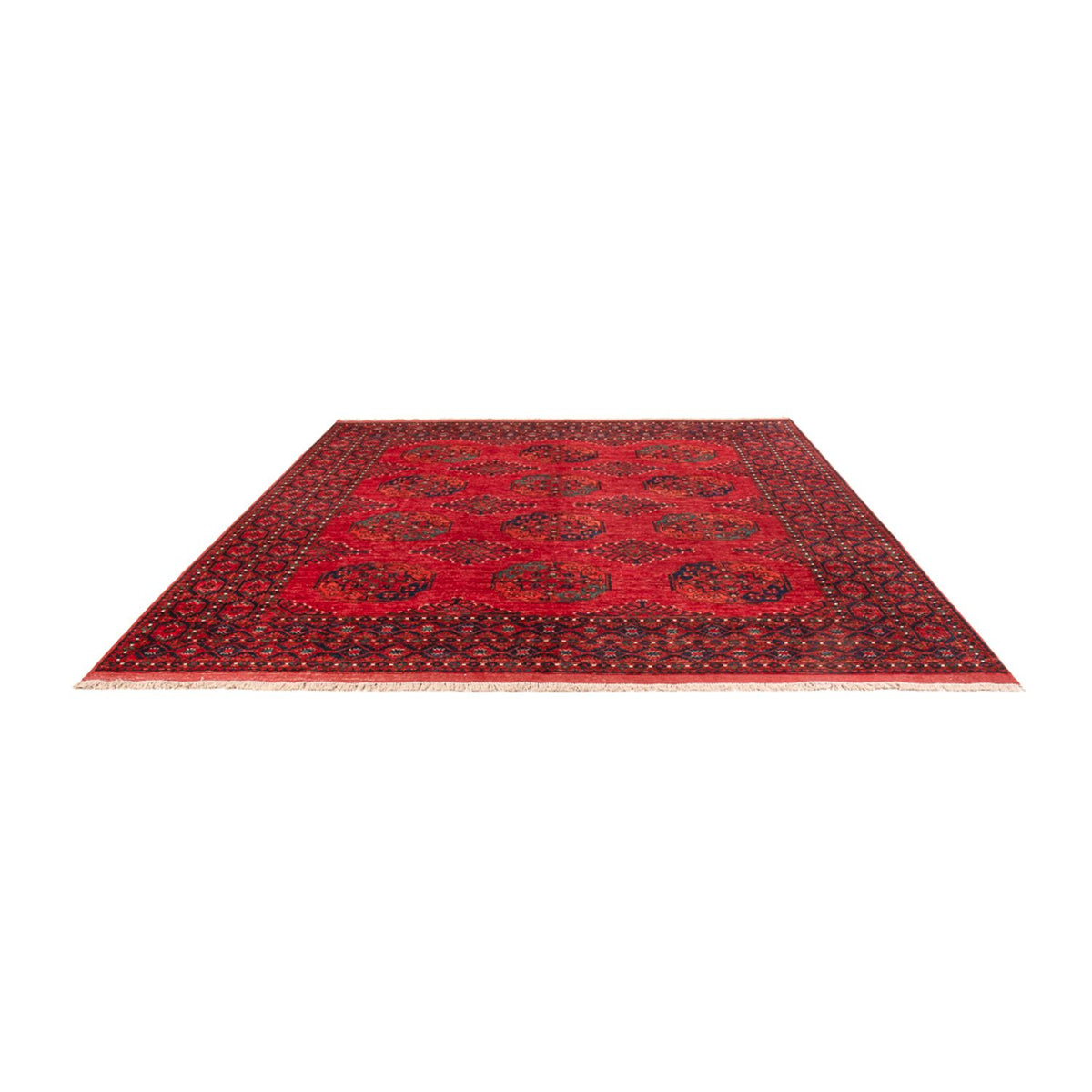 Alfombra afgana - 298 x 256 cm - rojo