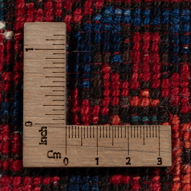 Alfombra afgana - Kunduz - 313 x 259 cm - rojo