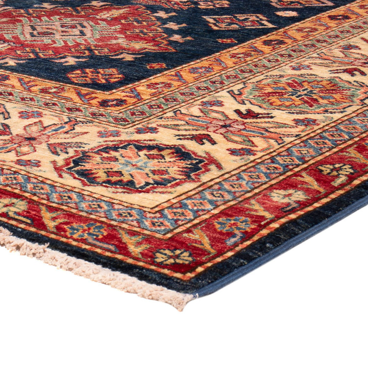 Alfombra Ziegler - Kazak - 301 x 246 cm - azul oscuro