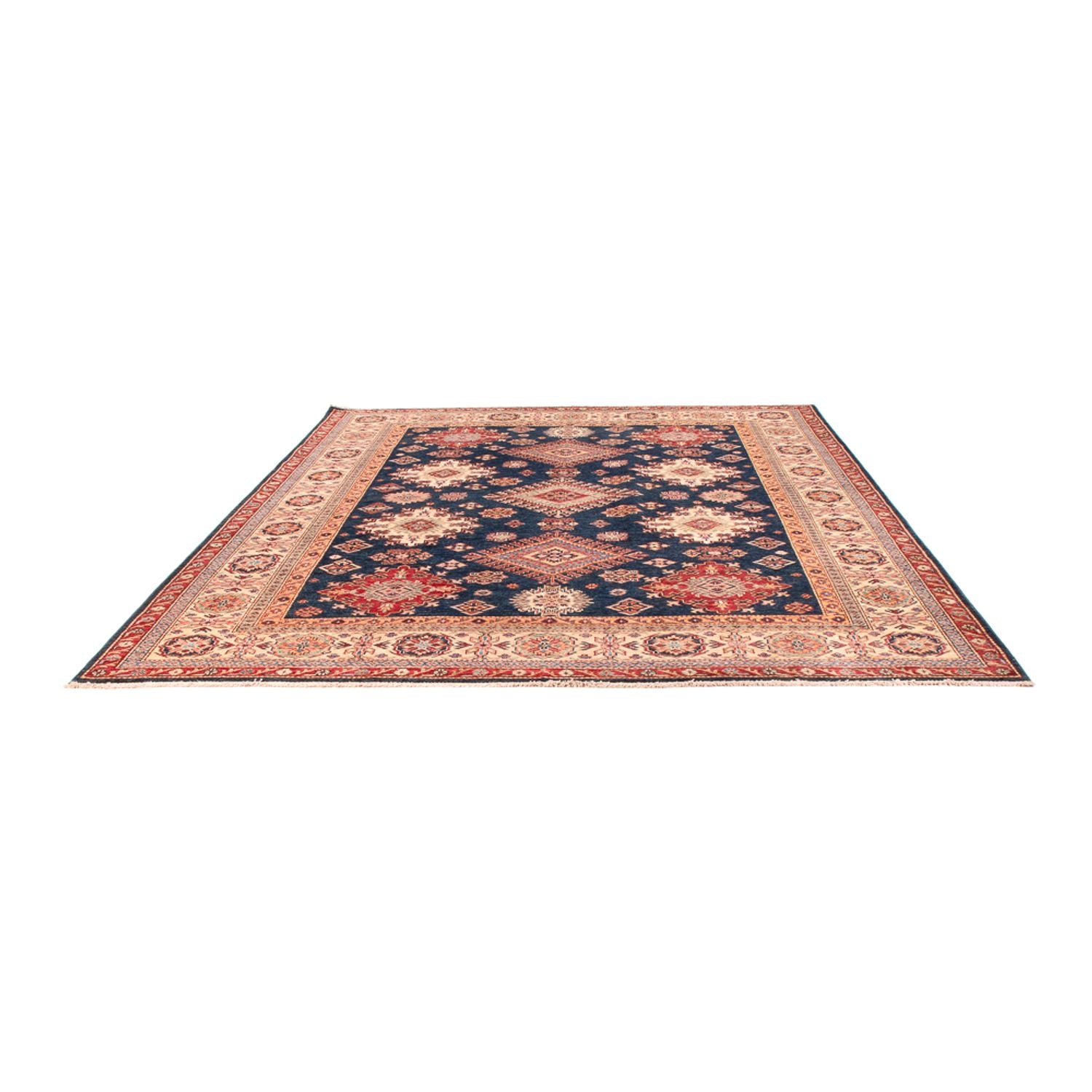 Alfombra Ziegler - Kazak - 301 x 246 cm - azul oscuro