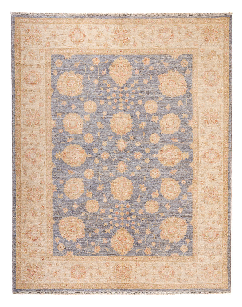 Alfombra Ziegler - 199 x 156 cm - azul petróleo