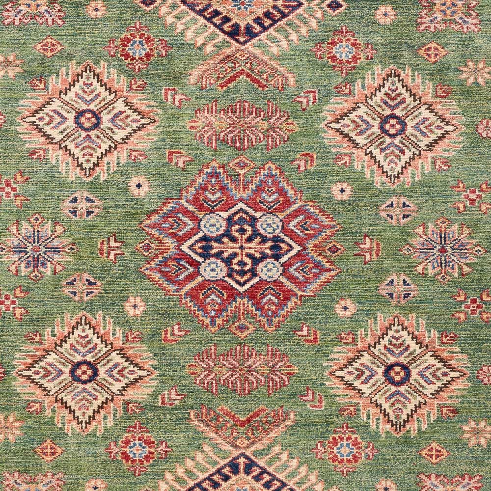 Alfombra Ziegler - Kazak - 207 x 149 cm - verde claro