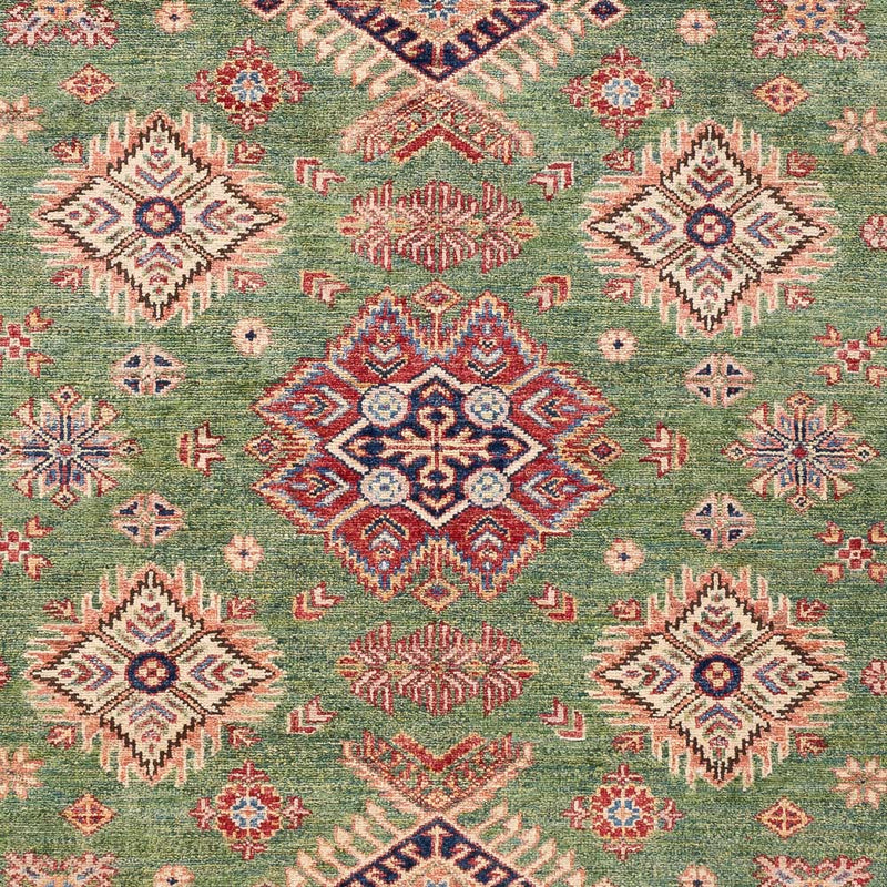 Alfombra Ziegler - Kazak - 207 x 149 cm - verde claro