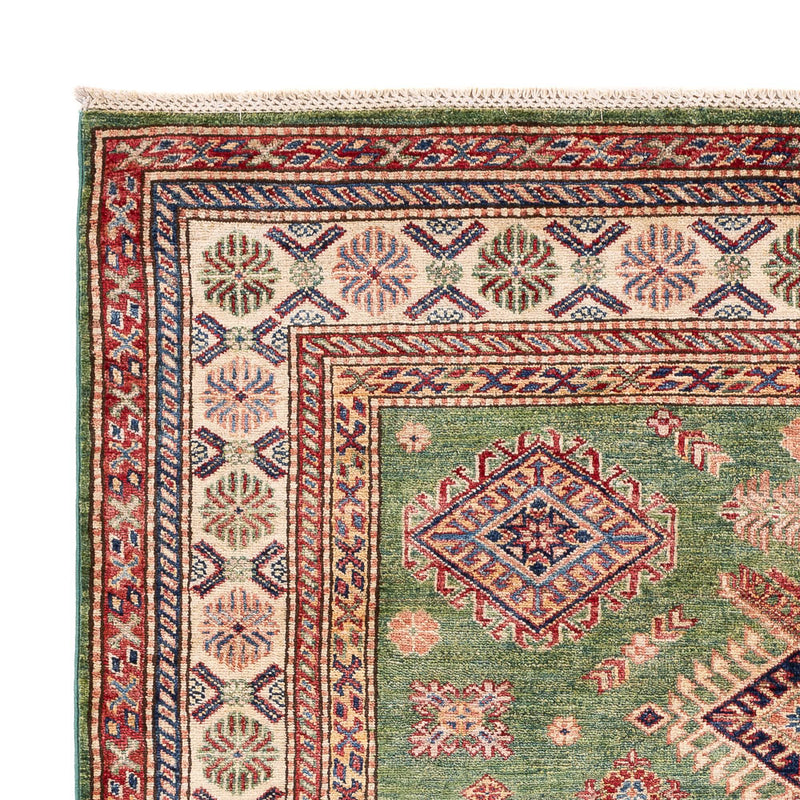 Alfombra Ziegler - Kazak - 207 x 149 cm - verde claro