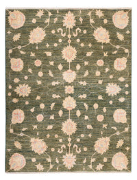 Alfombra Ziegler - Moderna - 200 x 151 cm - verde oliva