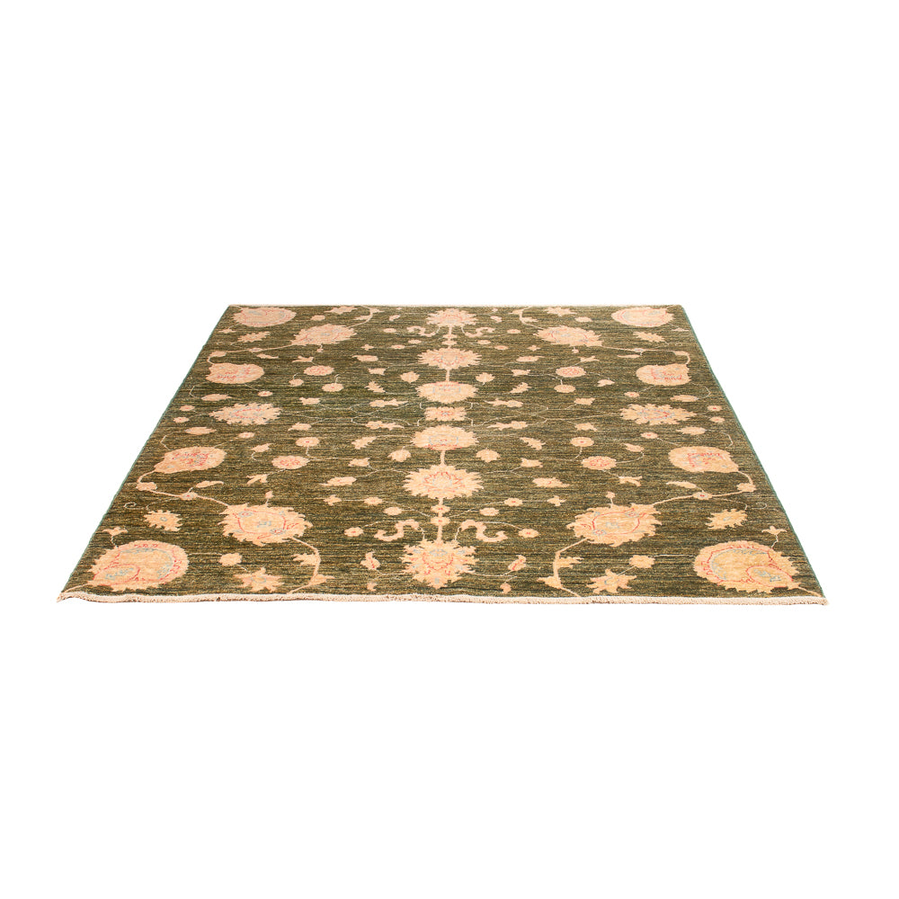 Alfombra Ziegler - Moderna - 200 x 151 cm - verde oliva