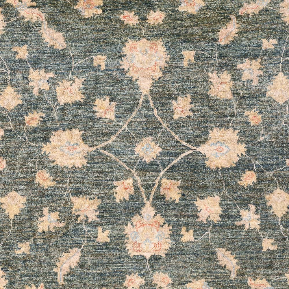 Alfombra Ziegler - 201 x 150 cm - verde menta