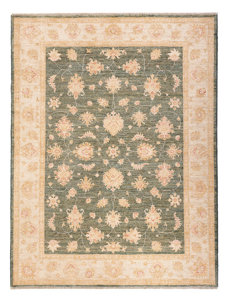 Alfombra Ziegler - 202 x 155 cm - verde oliva