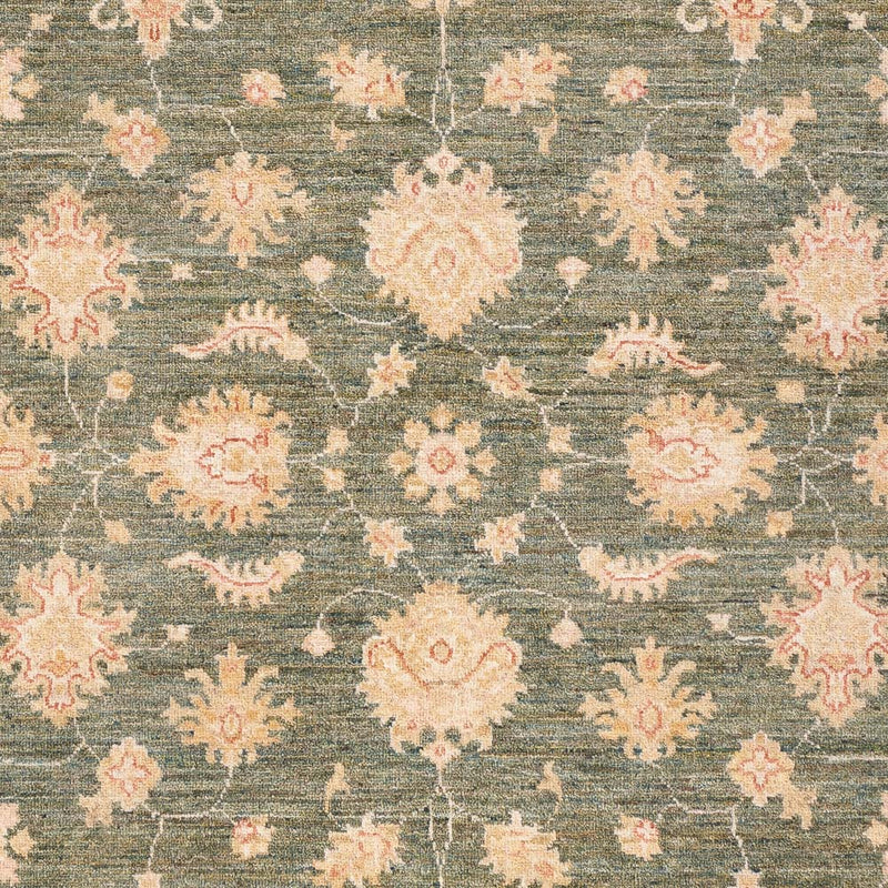 Alfombra Ziegler - 202 x 155 cm - verde oliva