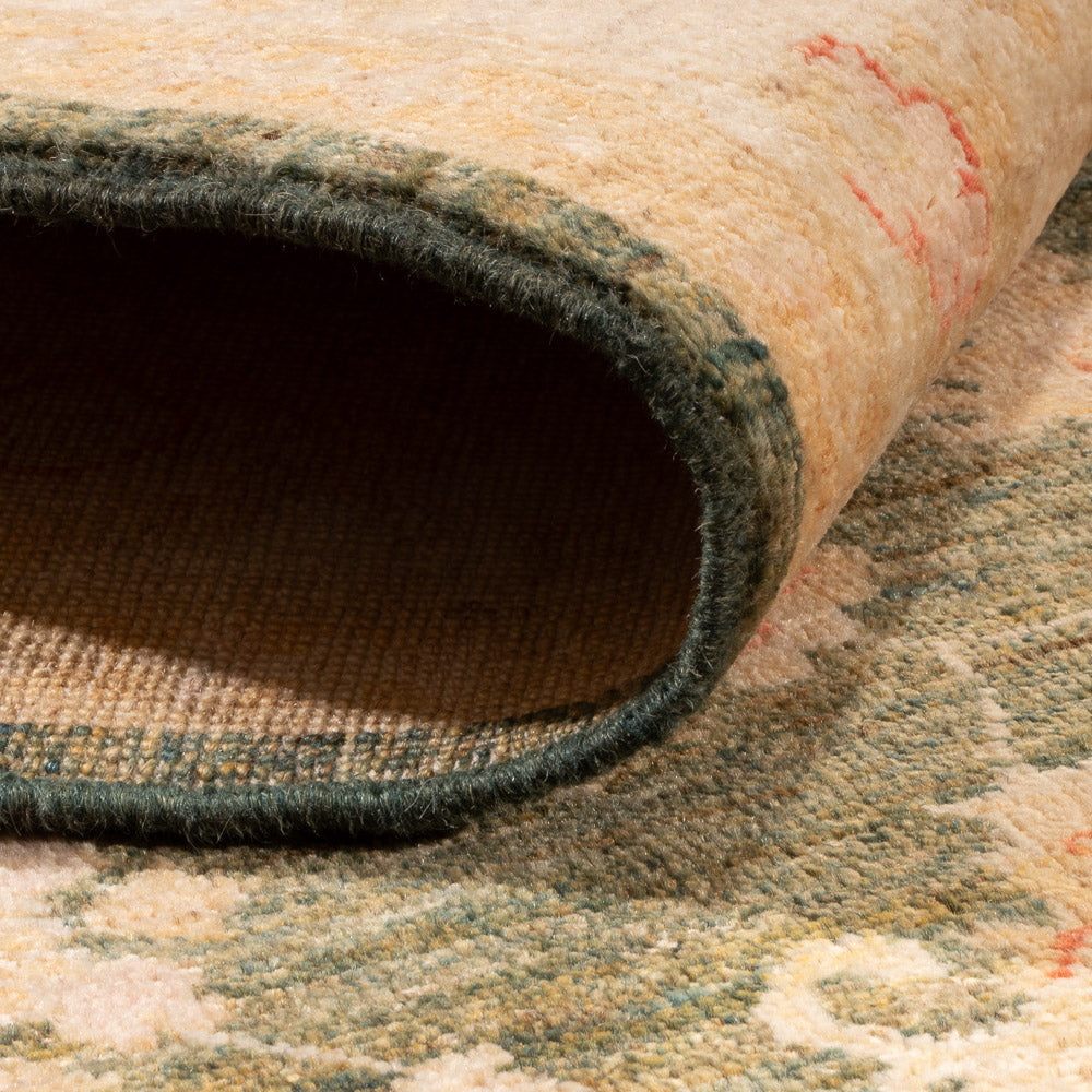 Alfombra Ziegler - 202 x 155 cm - verde oliva