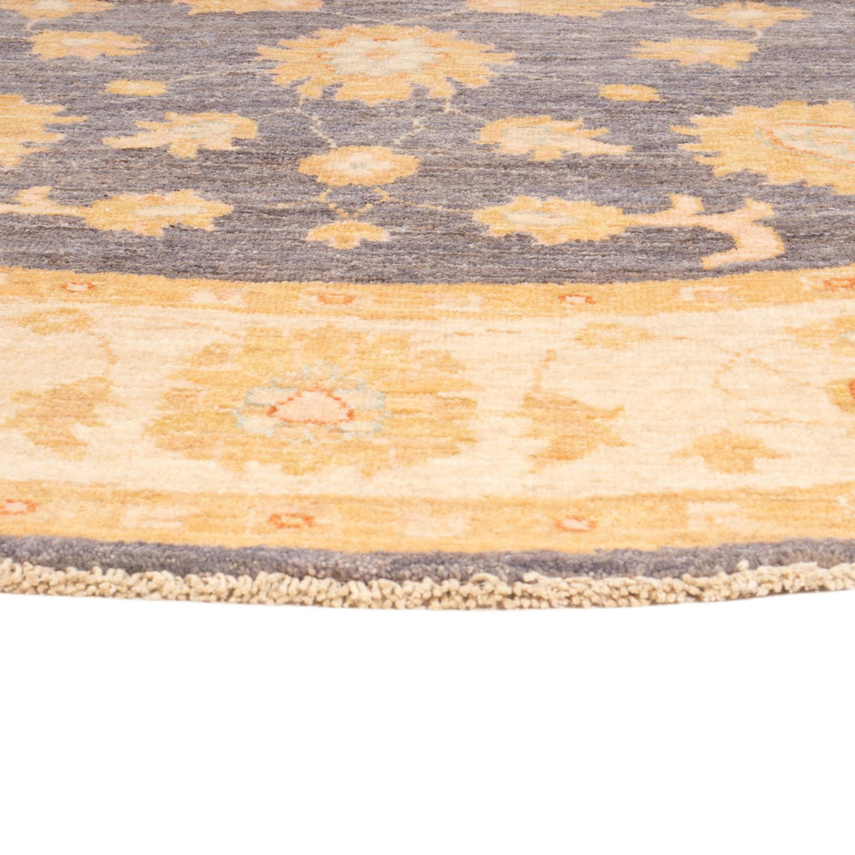 Alfombra Ziegler redondo  - 198 x 196 cm - azul marino