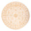 Alfombra Ziegler redondo  - 202 x 200 cm - beige