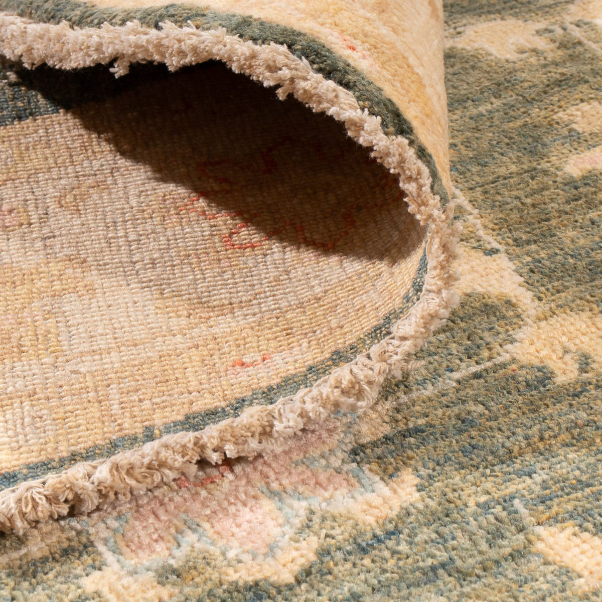 Alfombra Ziegler redondo  - 154 x 150 cm - verde