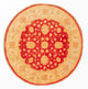 Alfombra Ziegler redondo  - 96 x 99 cm - rojo