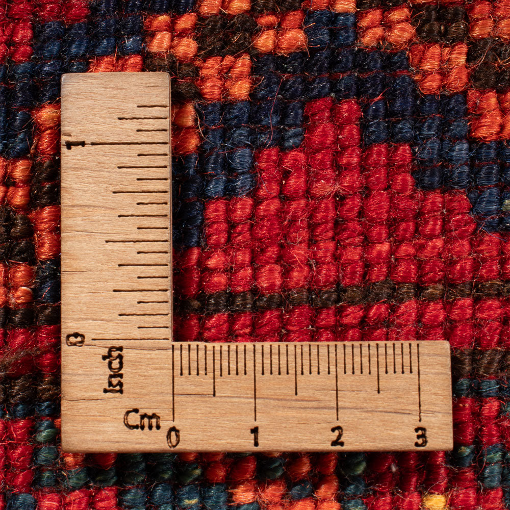 Alfombra afgana - Kunduz - 205 x 158 cm - rojo