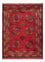 Alfombra afgana - Kunduz - 197 x 154 cm - rojo