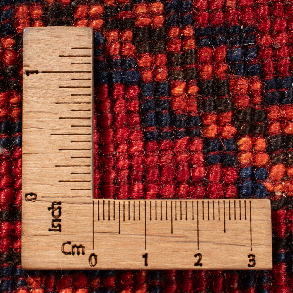 Alfombra afgana - Kunduz - 197 x 154 cm - rojo