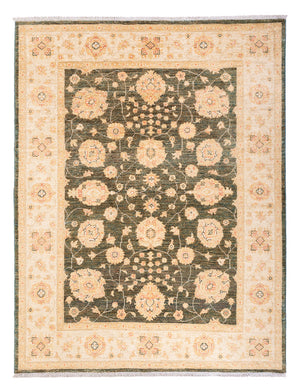 Alfombra Ziegler - 198 x 154 cm - verde oliva