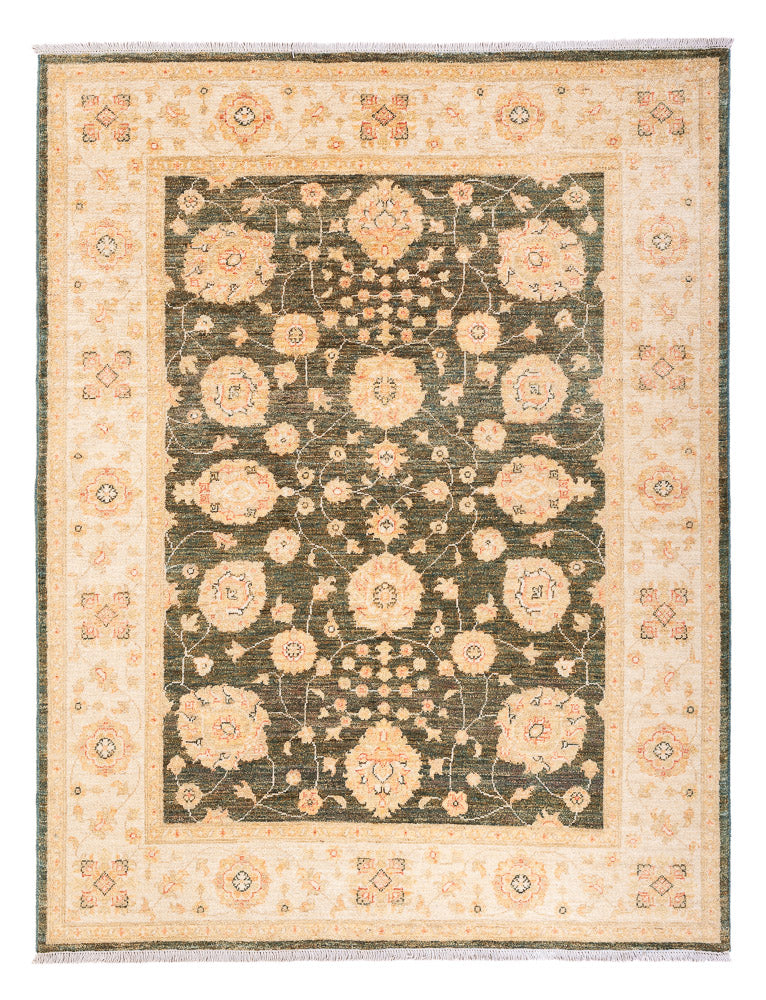 Alfombra Ziegler - 198 x 154 cm - verde oliva