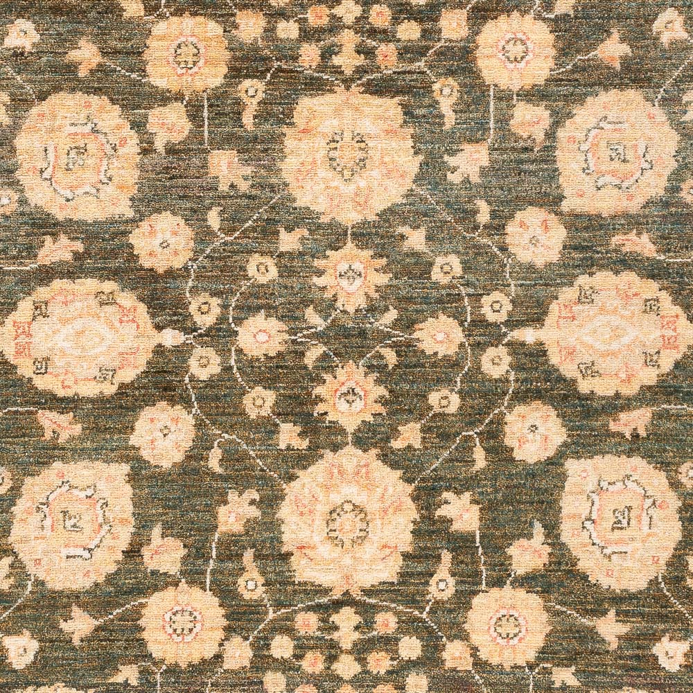 Alfombra Ziegler - 198 x 154 cm - verde oliva