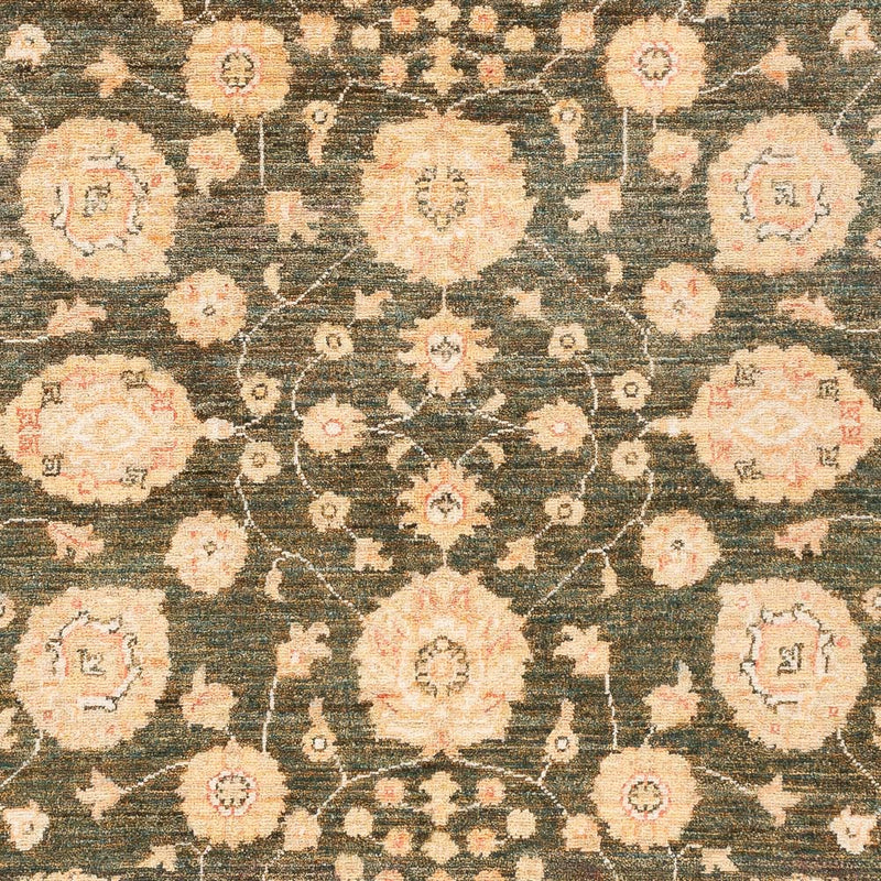 Alfombra Ziegler - 198 x 154 cm - verde oliva