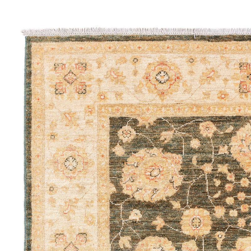 Alfombra Ziegler - 198 x 154 cm - verde oliva