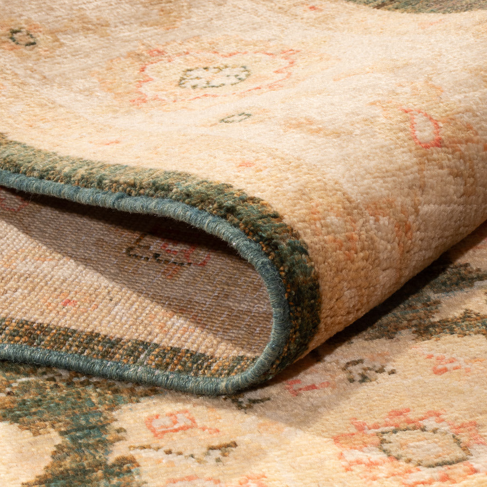 Alfombra Ziegler - 198 x 154 cm - verde oliva