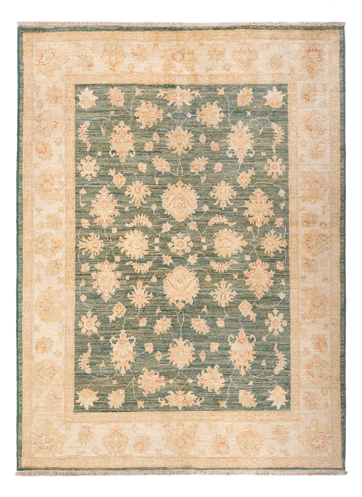 Alfombra Ziegler - 202 x 147 cm - verde oliva
