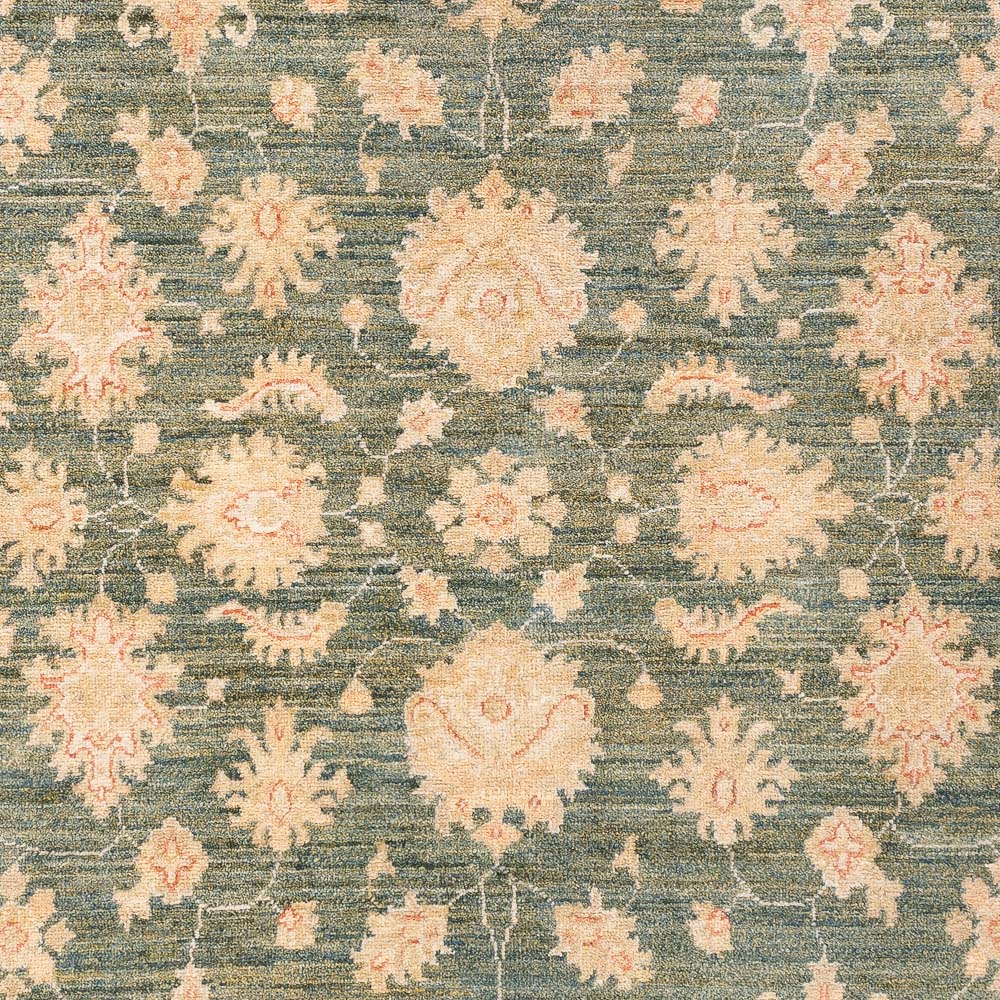 Alfombra Ziegler - 202 x 147 cm - verde oliva