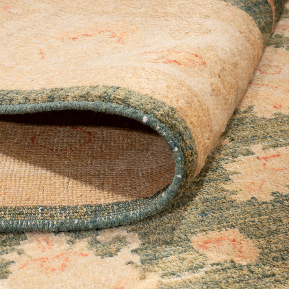 Alfombra Ziegler - 202 x 147 cm - verde oliva