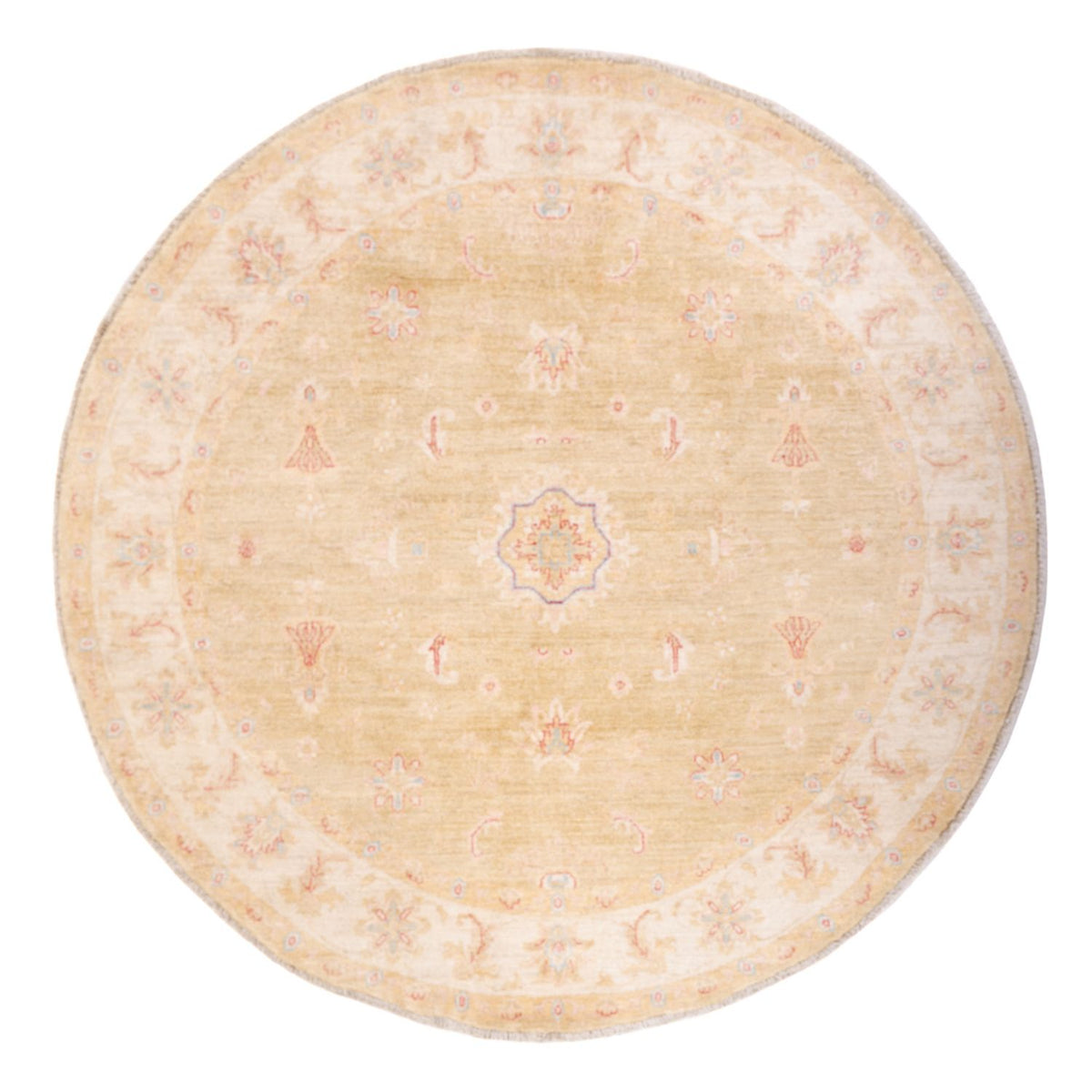 Alfombra Ziegler redondo  - 196 x 197 cm - beige