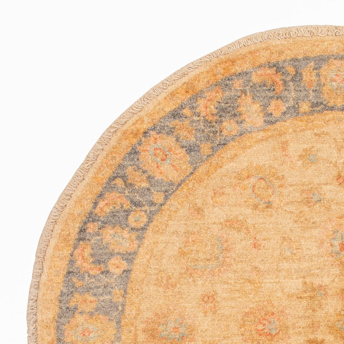 Alfombra Ziegler redondo  - 96 x 100 cm - beige