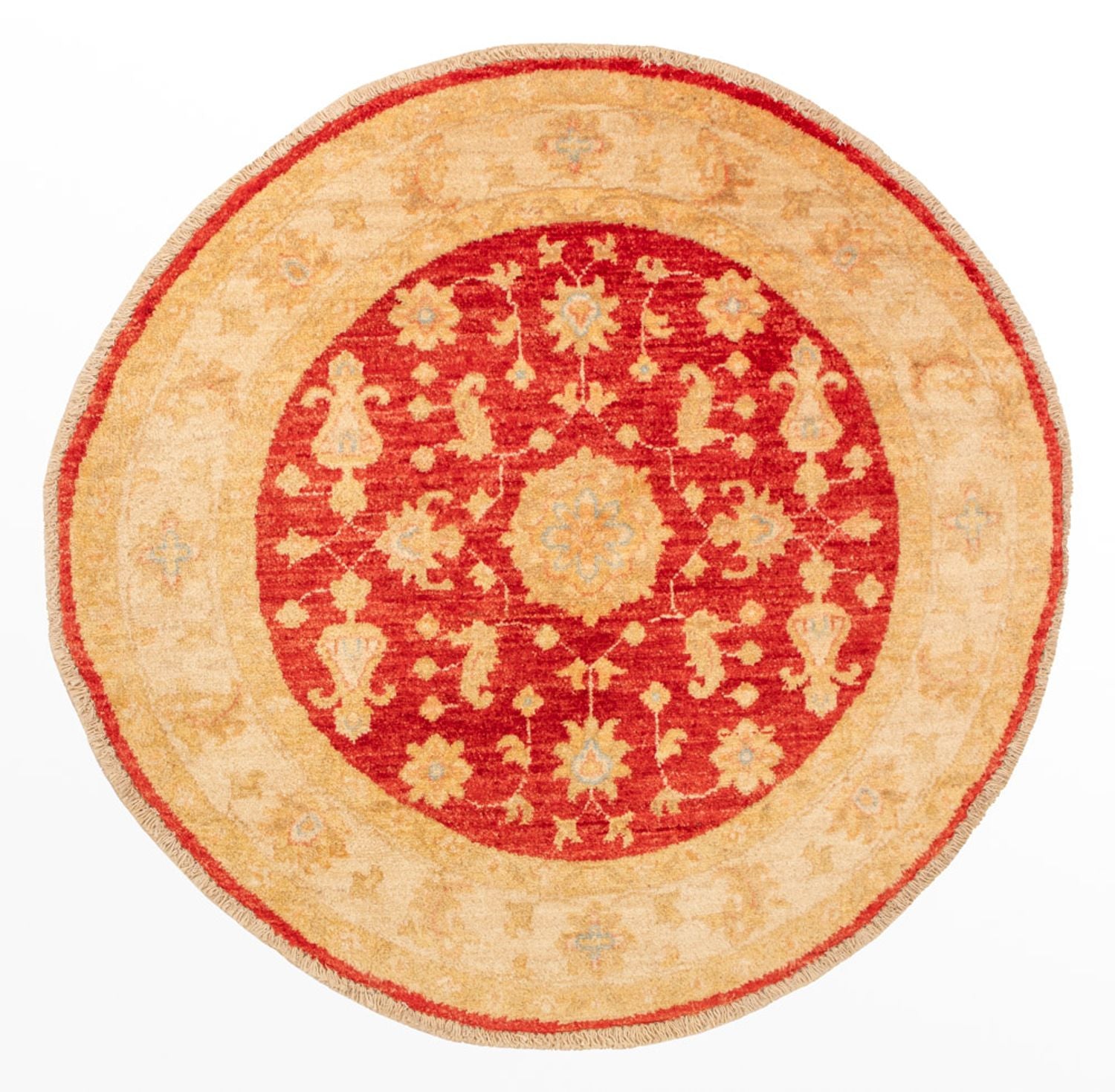 Alfombra Ziegler redondo  - 99 x 96 cm - rojo