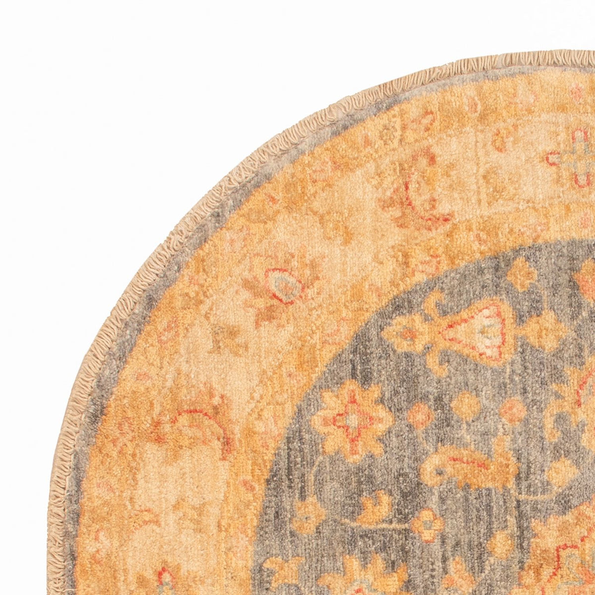 Alfombra Ziegler redondo  - 97 x 101 cm - beige claro