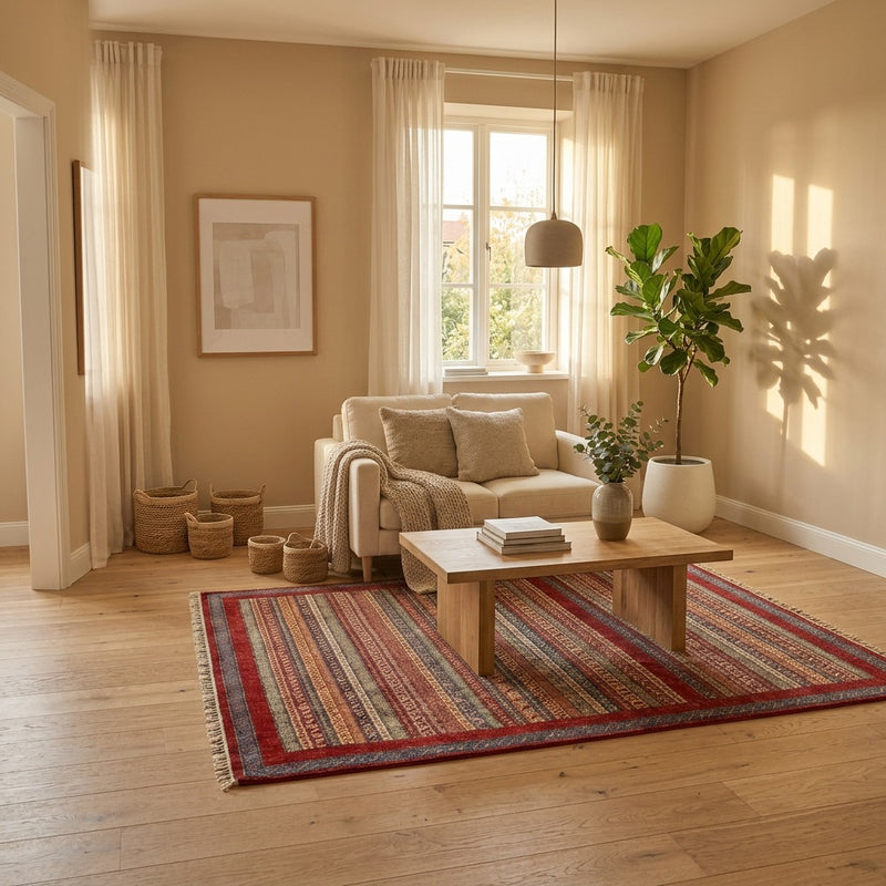 Shal Alfombra 192x148cm - Alfombra oriental
