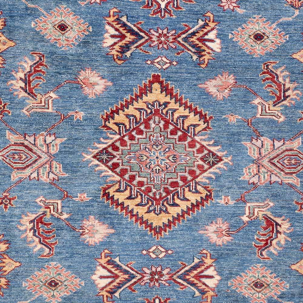 Alfombra Ziegler - Kazak - 202 x 149 cm - azul