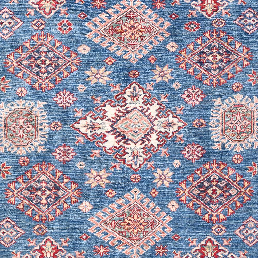 Alfombra Ziegler - Kazak - 204 x 150 cm - azul
