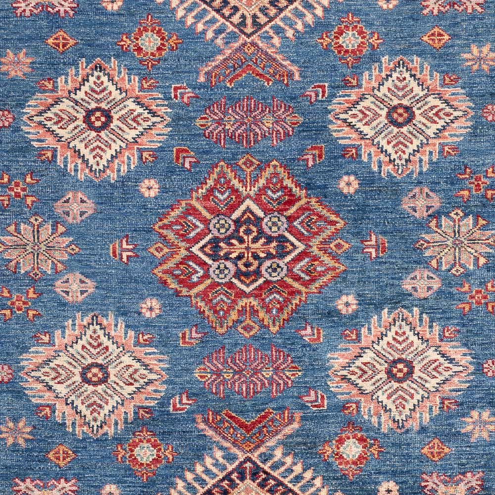 Alfombra Ziegler - Kazak - 210 x 147 cm - azul