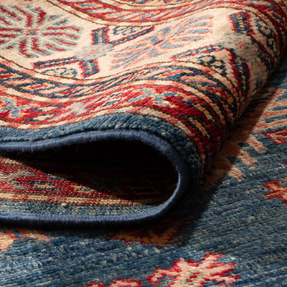 Alfombra Ziegler - Kazak - 210 x 147 cm - azul