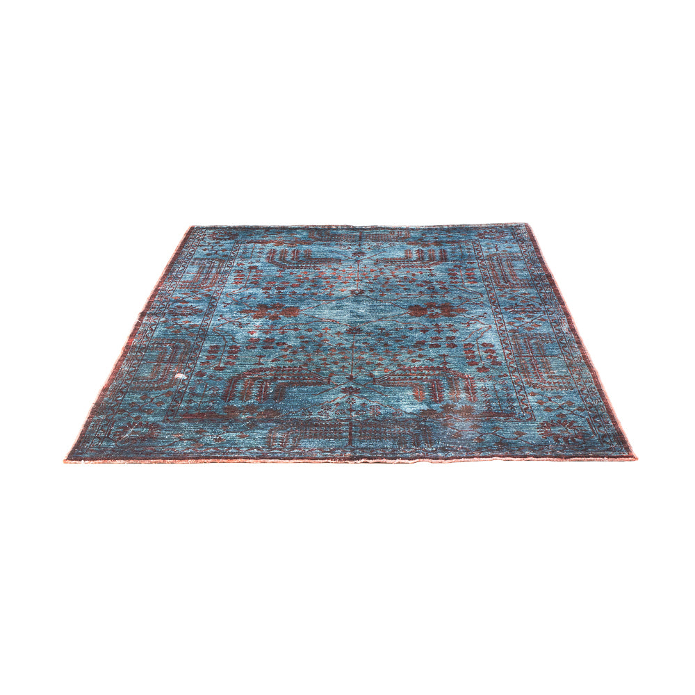 Alfombra Ziegler - Moderna - Vintage/revestido - 199 x 141 cm - azul