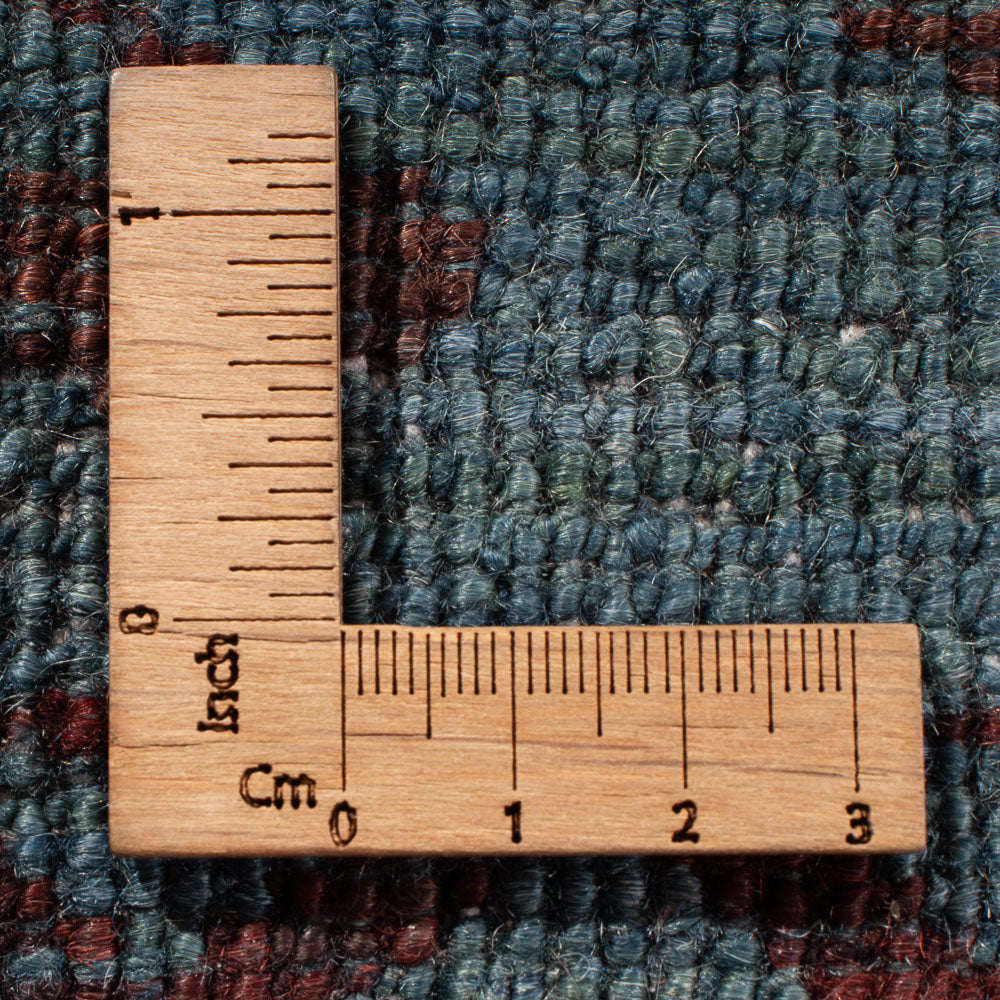 Alfombra Ziegler - Moderna - Vintage/revestido - 199 x 141 cm - azul