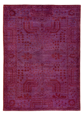 Alfombra Ziegler - Moderna - Vintage/revestido - 190 x 131 cm - púrpura
