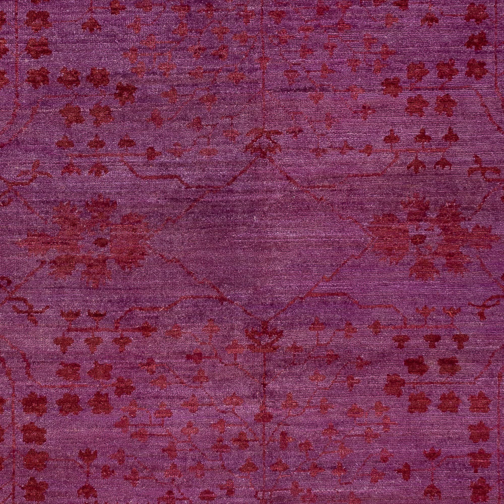 Alfombra Ziegler - Moderna - Vintage/revestido - 190 x 131 cm - púrpura