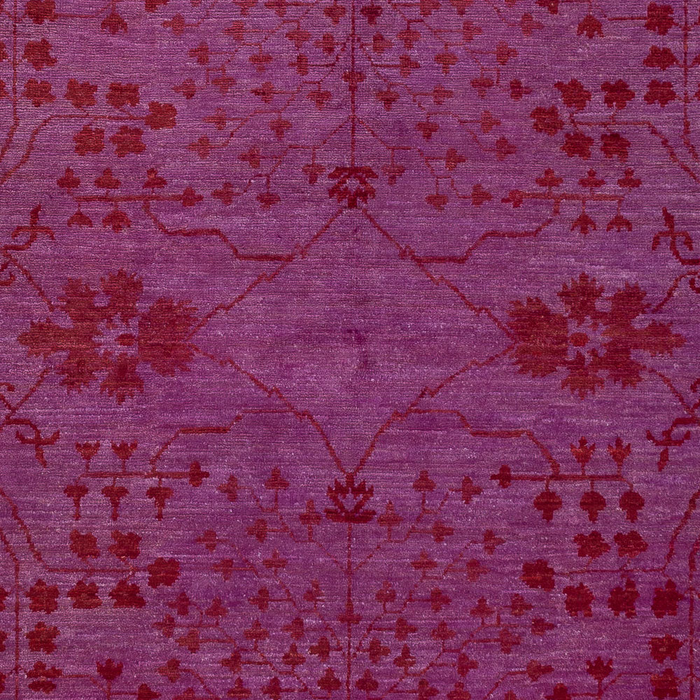 Alfombra Ziegler - Moderna - Vintage/revestido - 197 x 139 cm - púrpura