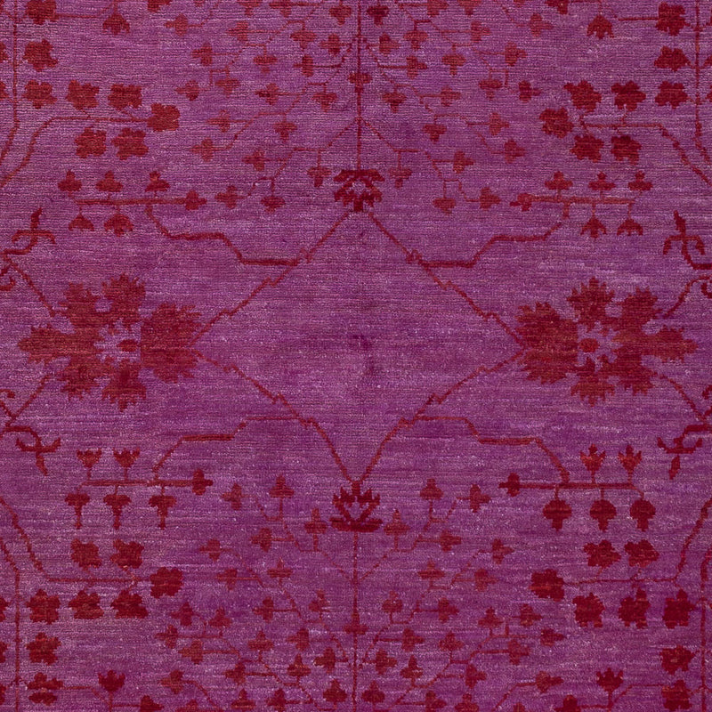 Alfombra Ziegler - Moderna - Vintage/revestido - 197 x 139 cm - púrpura