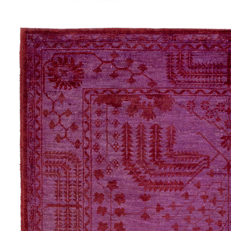 Alfombra Ziegler - Moderna - Vintage/revestido - 197 x 139 cm - púrpura