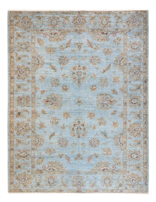 Alfombra Ziegler - Moderna - Vintage/revestido - 197 x 148 cm - azul claro