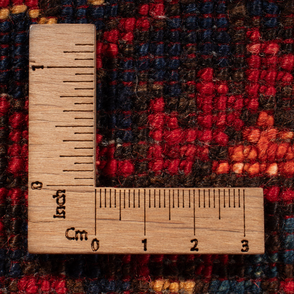 Alfombra afgana - Kunduz - 205 x 153 cm - rojo