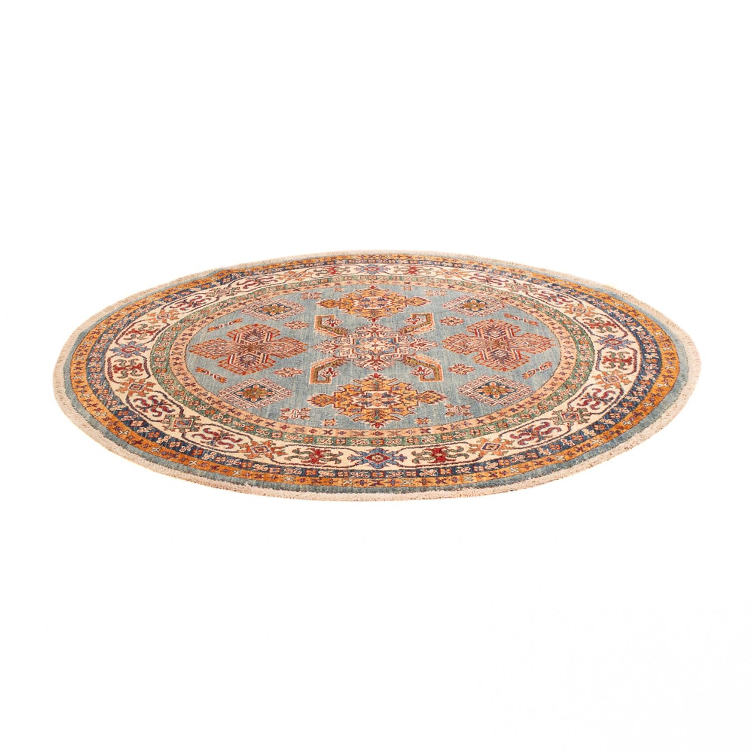 Alfombra Ziegler - Kazak redondo  - 148 x 147 cm - azul