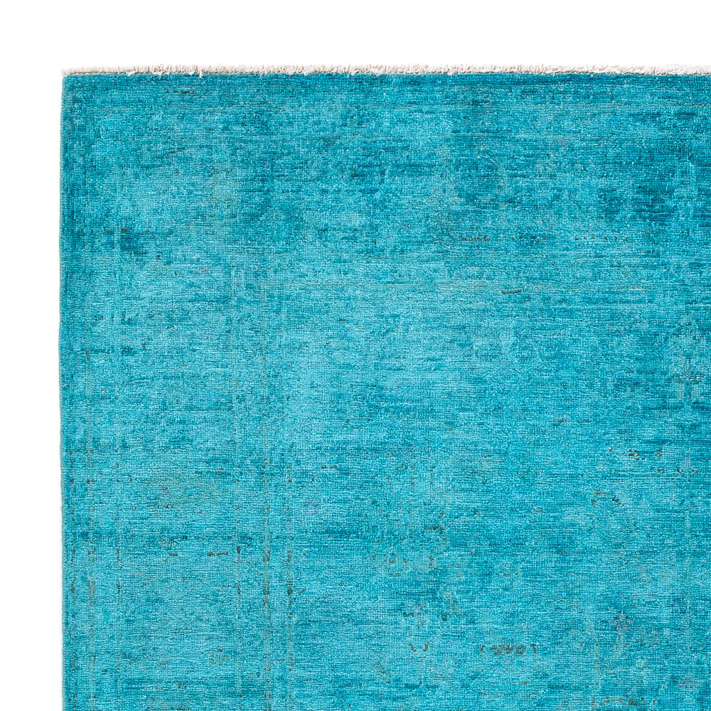 Alfombra Ziegler - Moderna - Vintage/revestido - 199 x 151 cm - azul